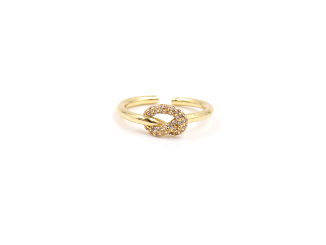 Anello nodo Zirconato