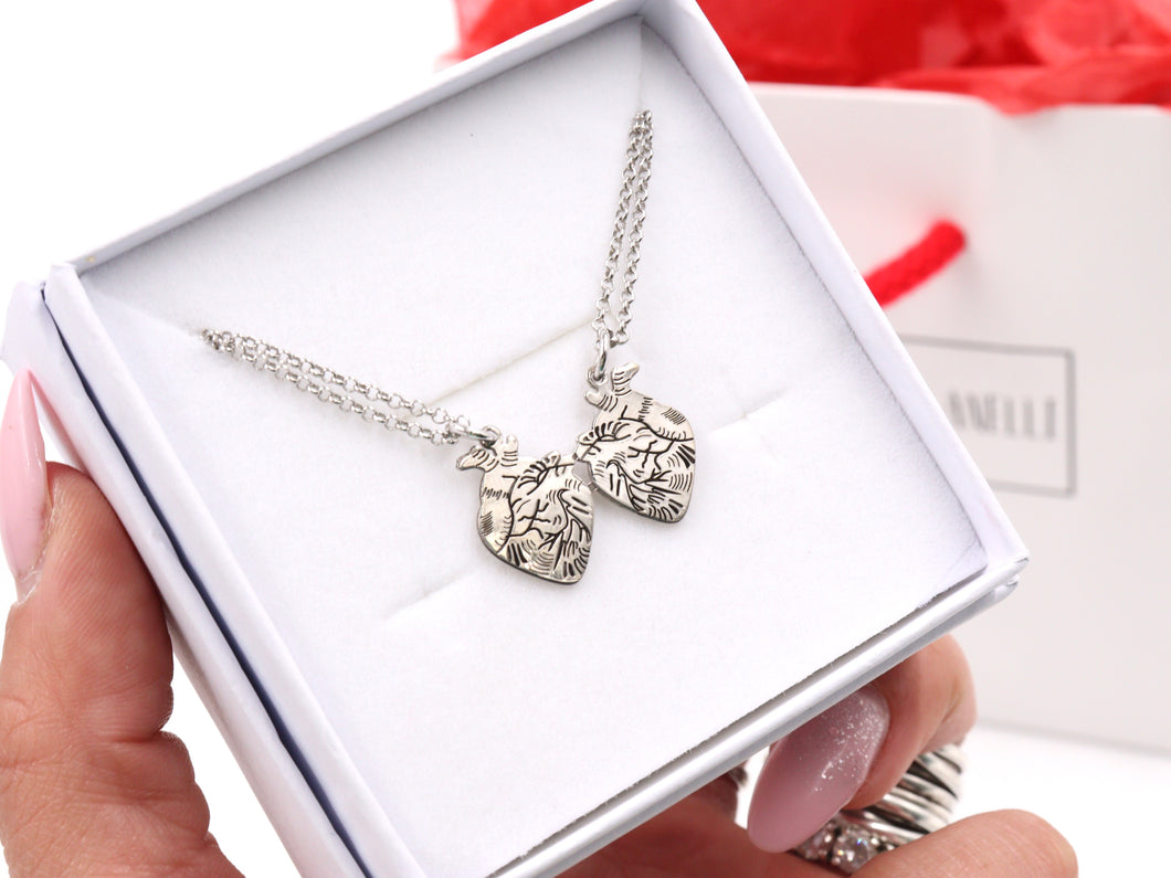 Cuore Anatomico coppia in Arg925