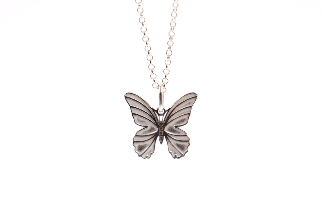 Collana butterfly in Arg925