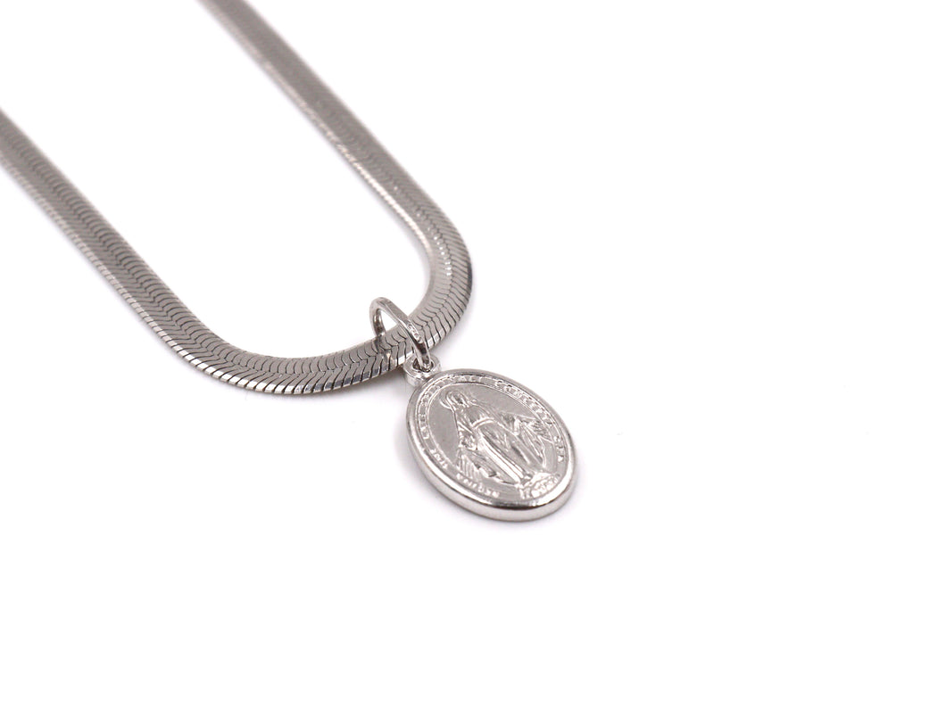 Collana Snake in Arg925 con Ciondolo